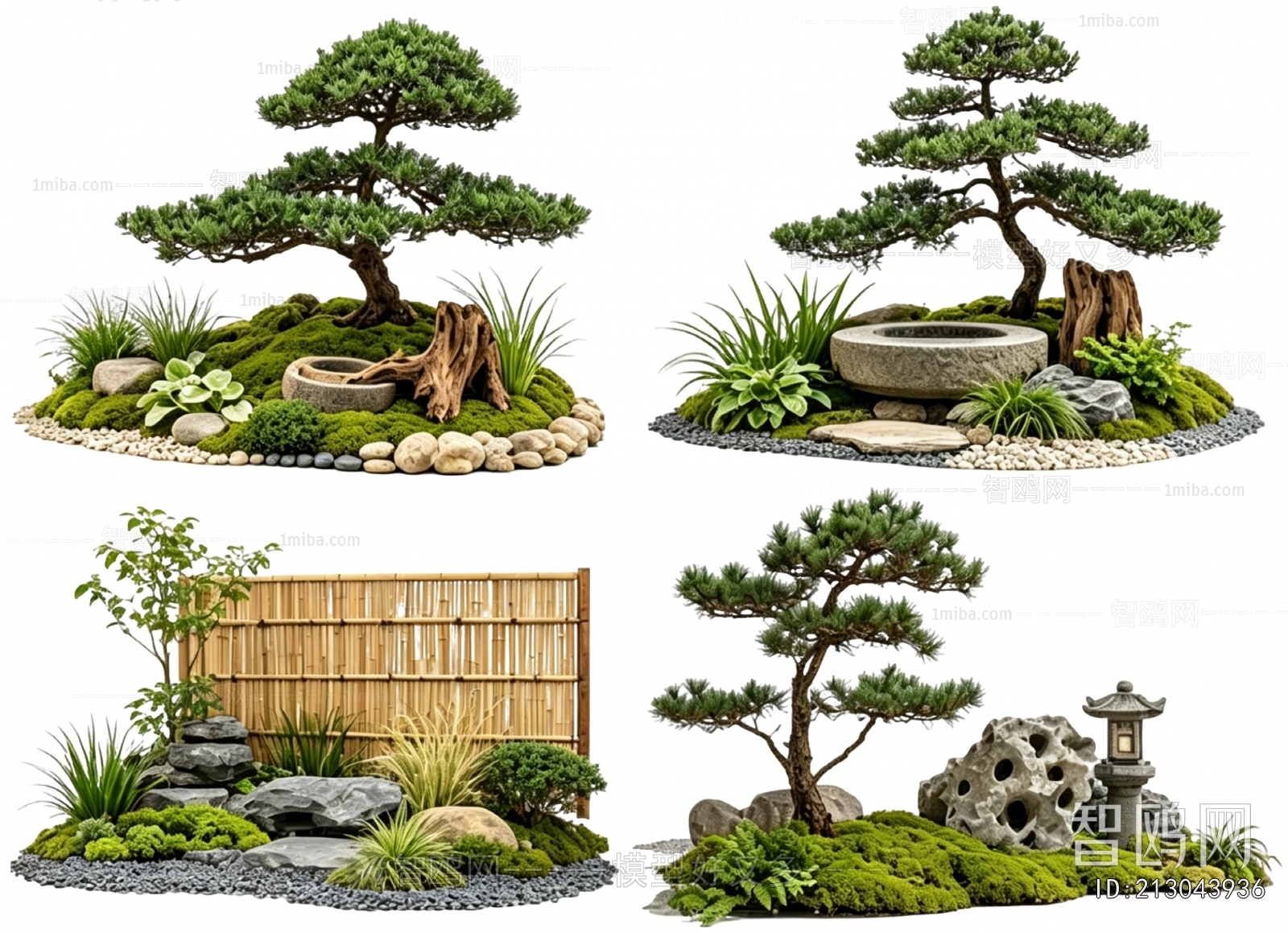 New Chinese Style Plant Landscaping