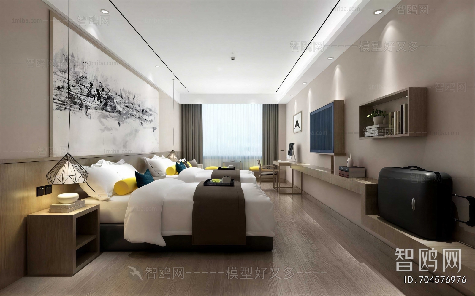 Modern Guest Room