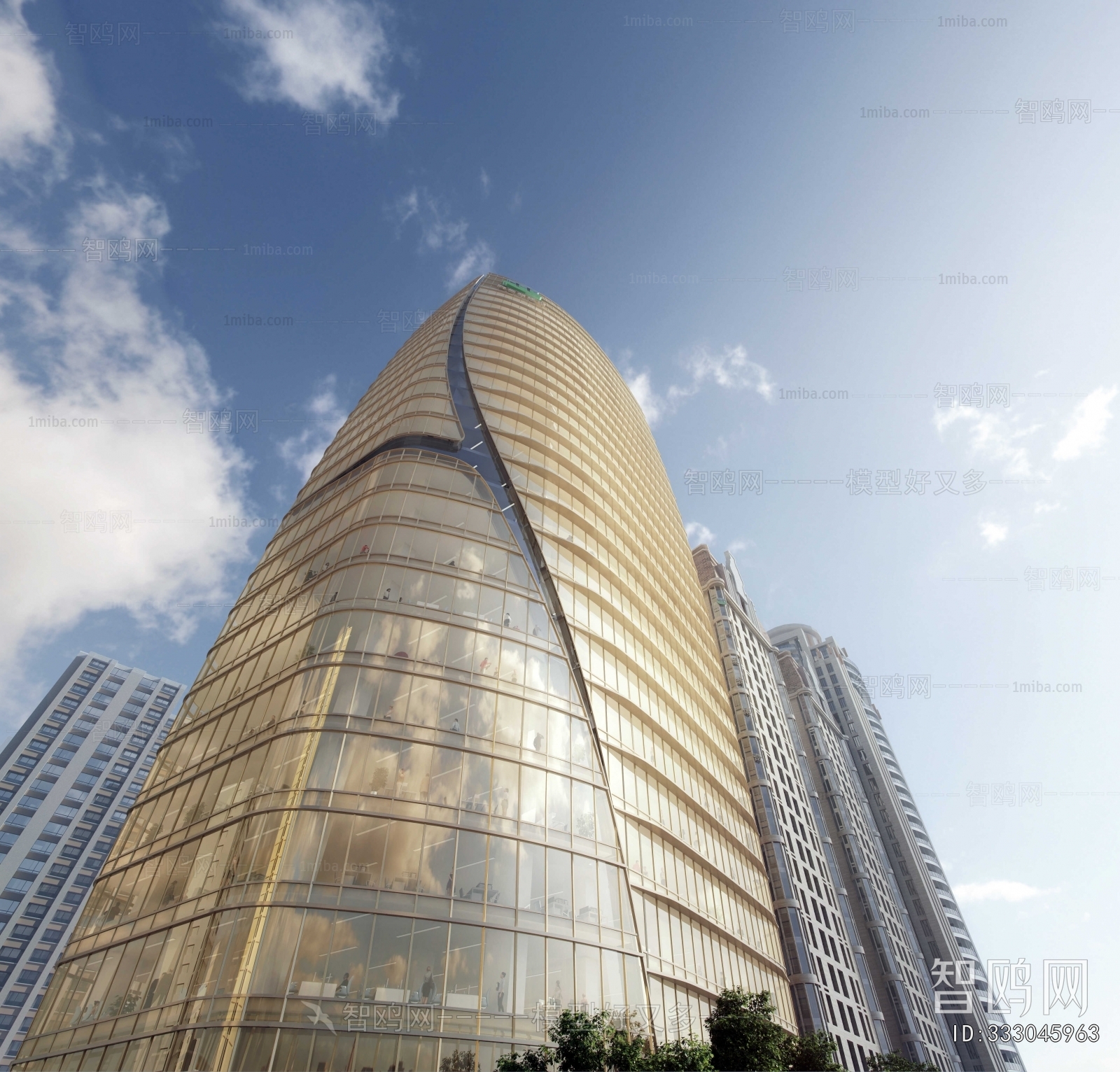 Modern Appearance Of Commercial Building