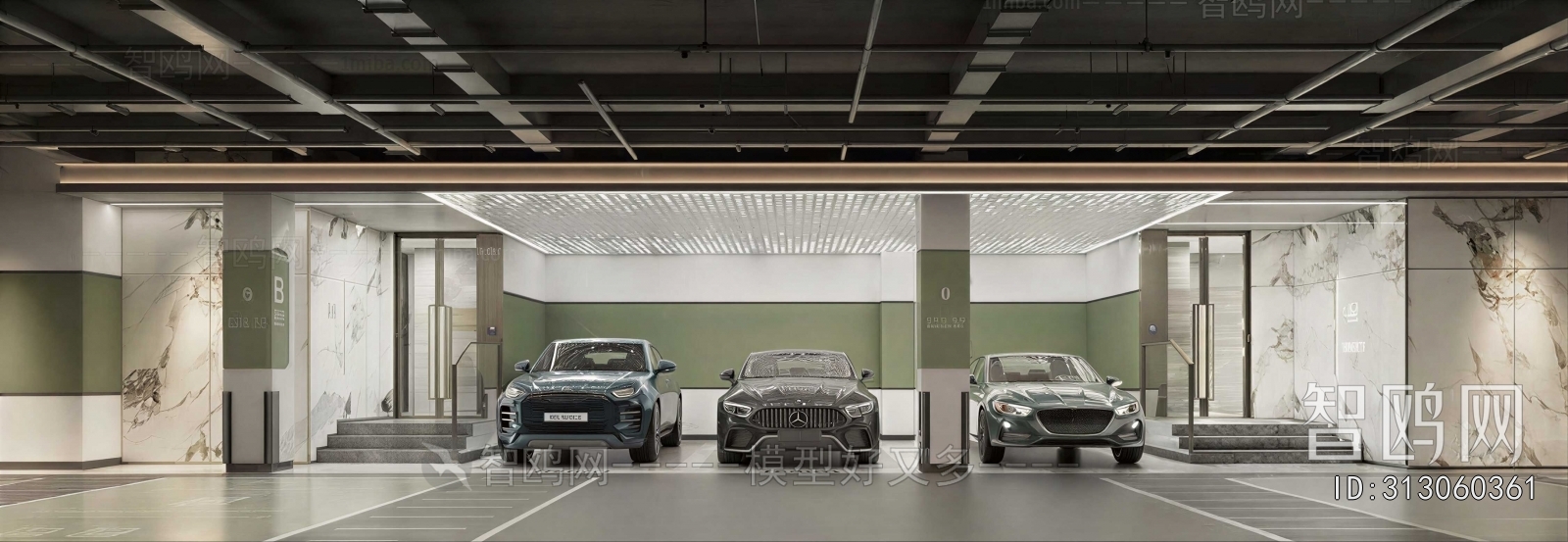 Modern Underground Garage