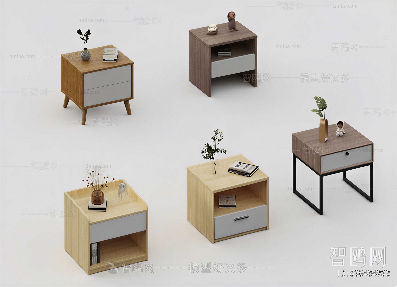 Modern Bedside Cupboard