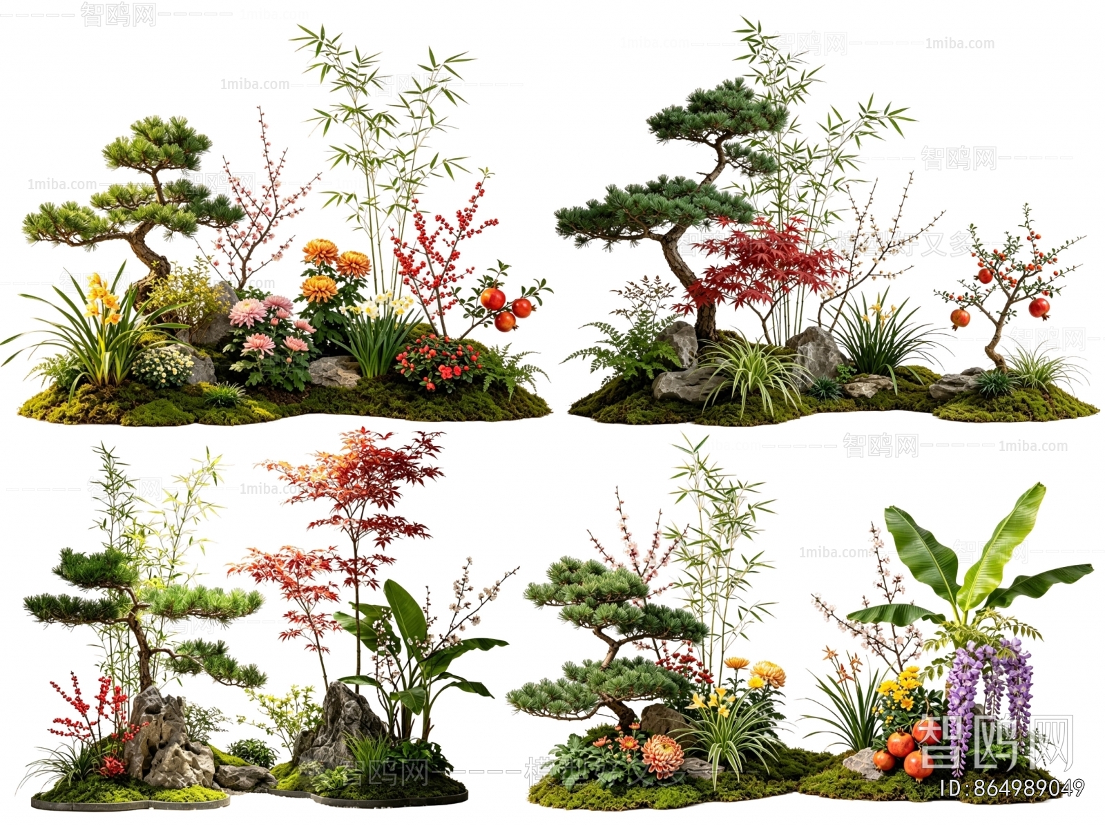 New Chinese Style Plant Landscaping