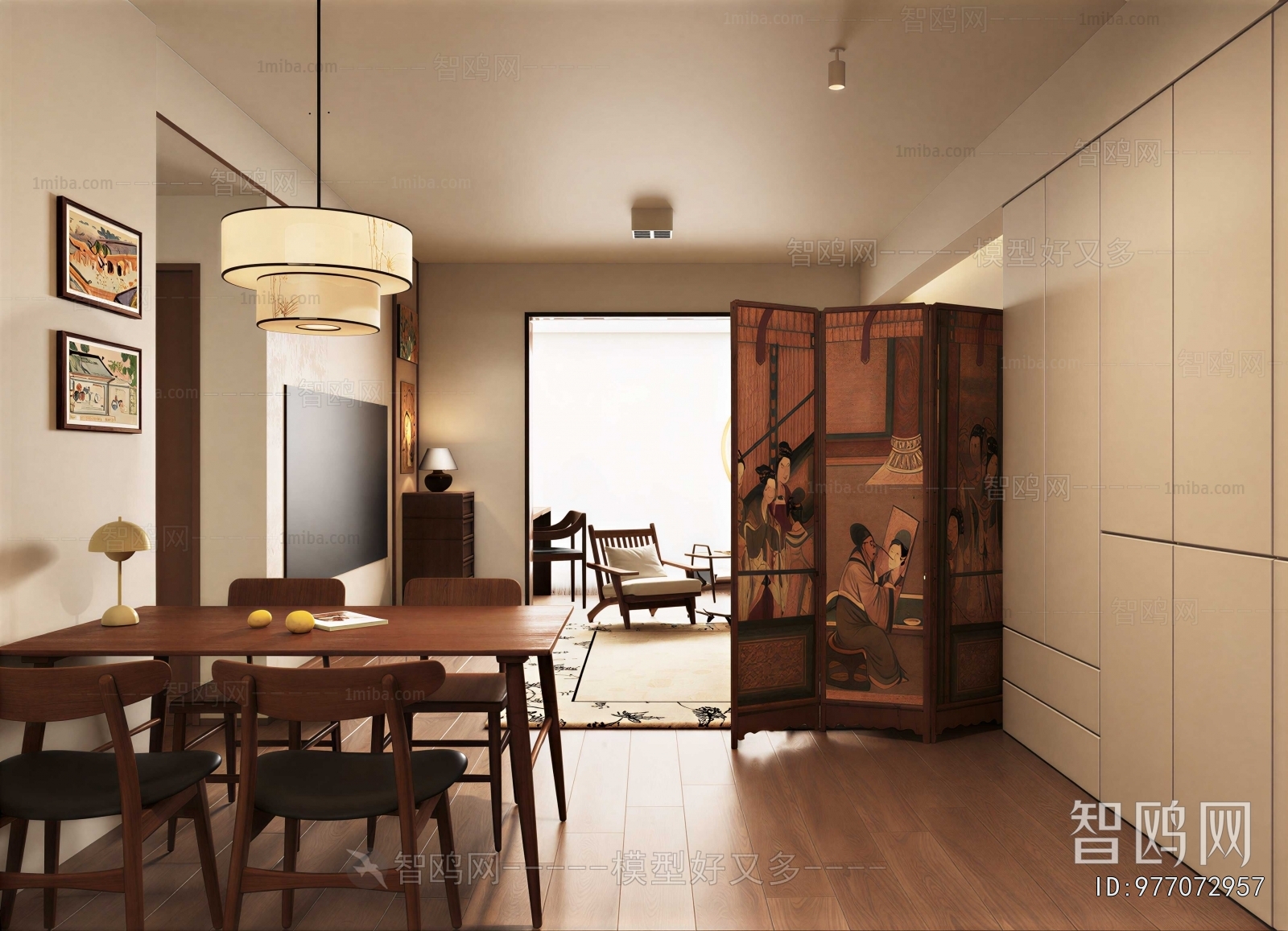 New Chinese Style Dining Room