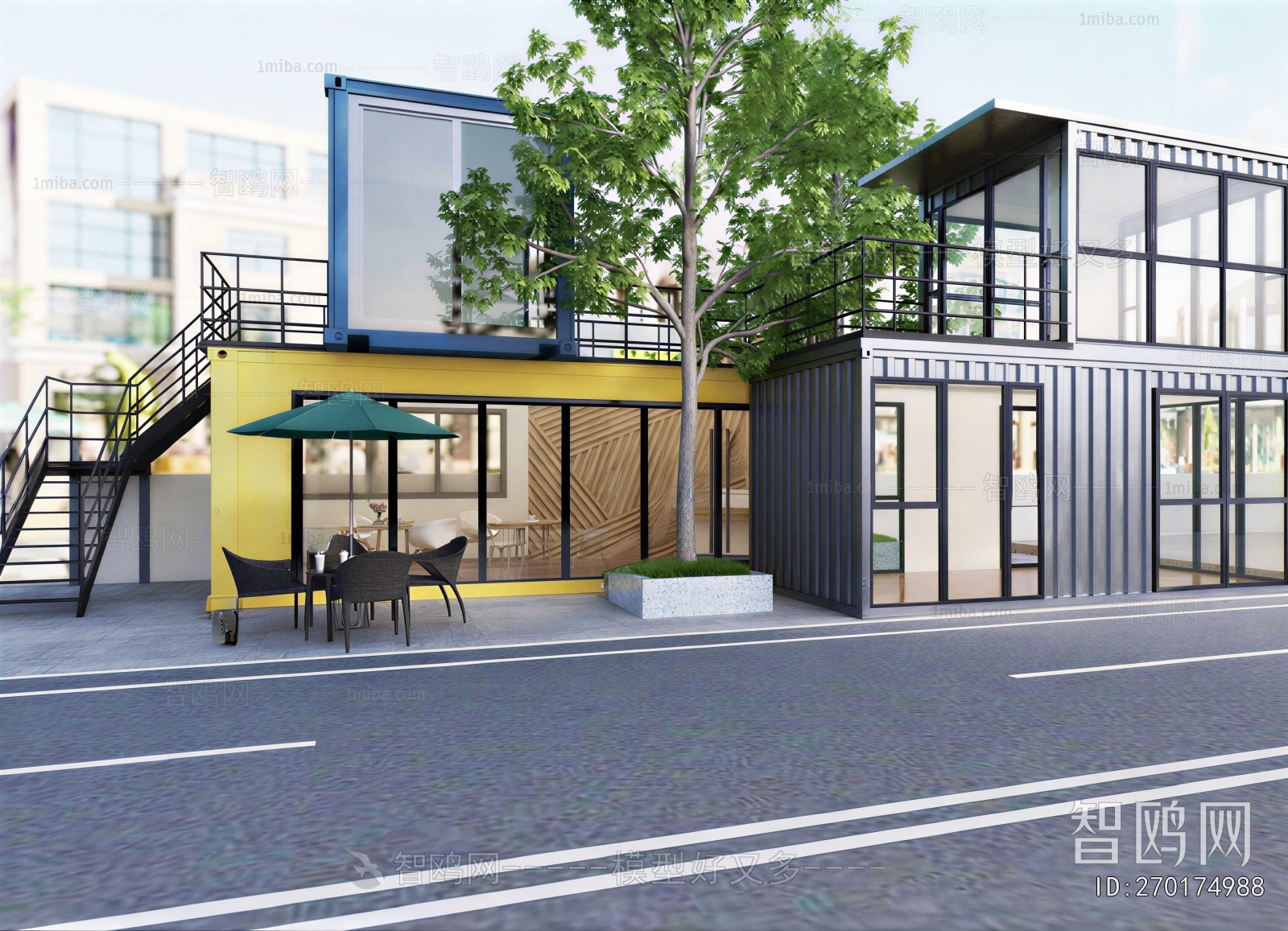 Modern Appearance Of Commercial Building