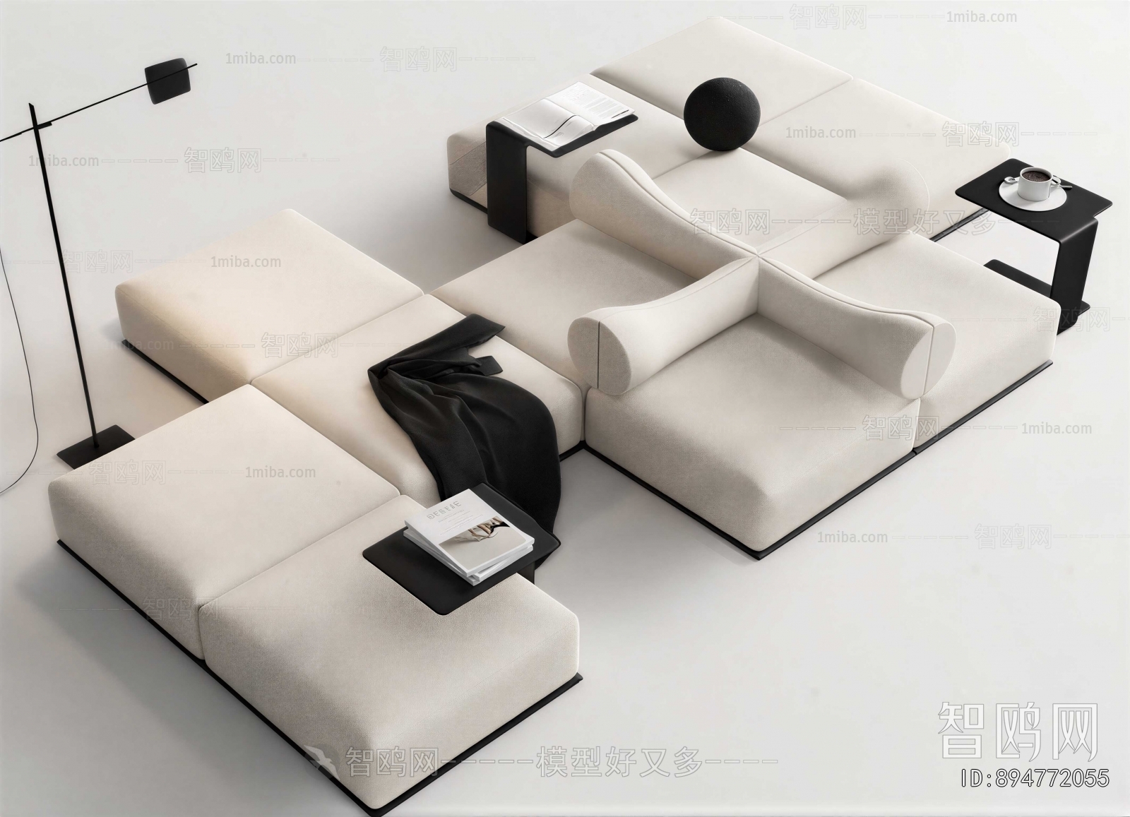 Modern Multi Person Sofa