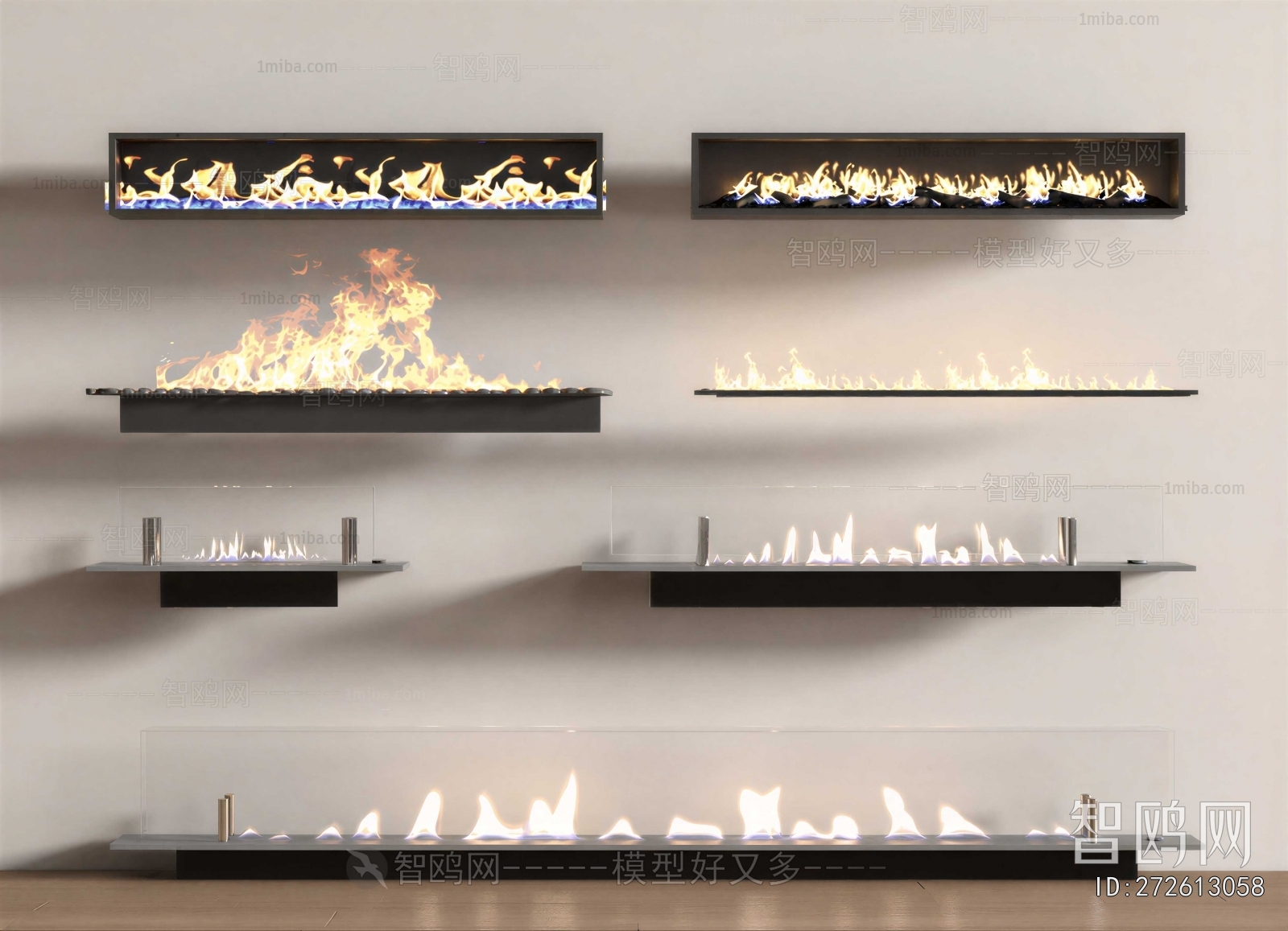 Modern Electronic Fireplace