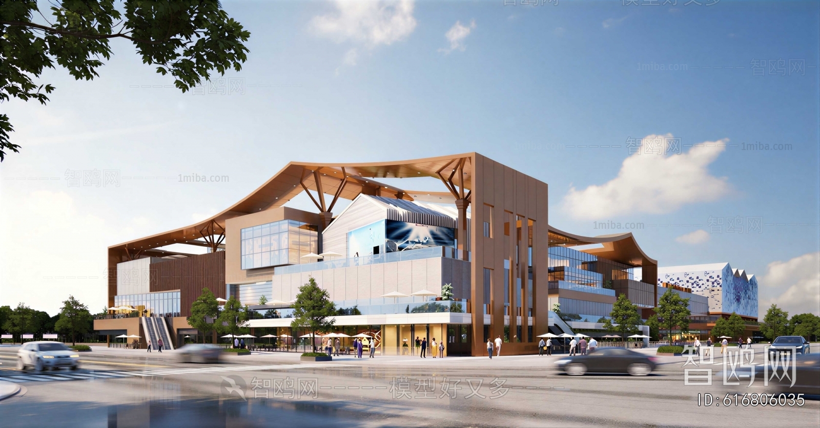 Modern Appearance Of Commercial Building