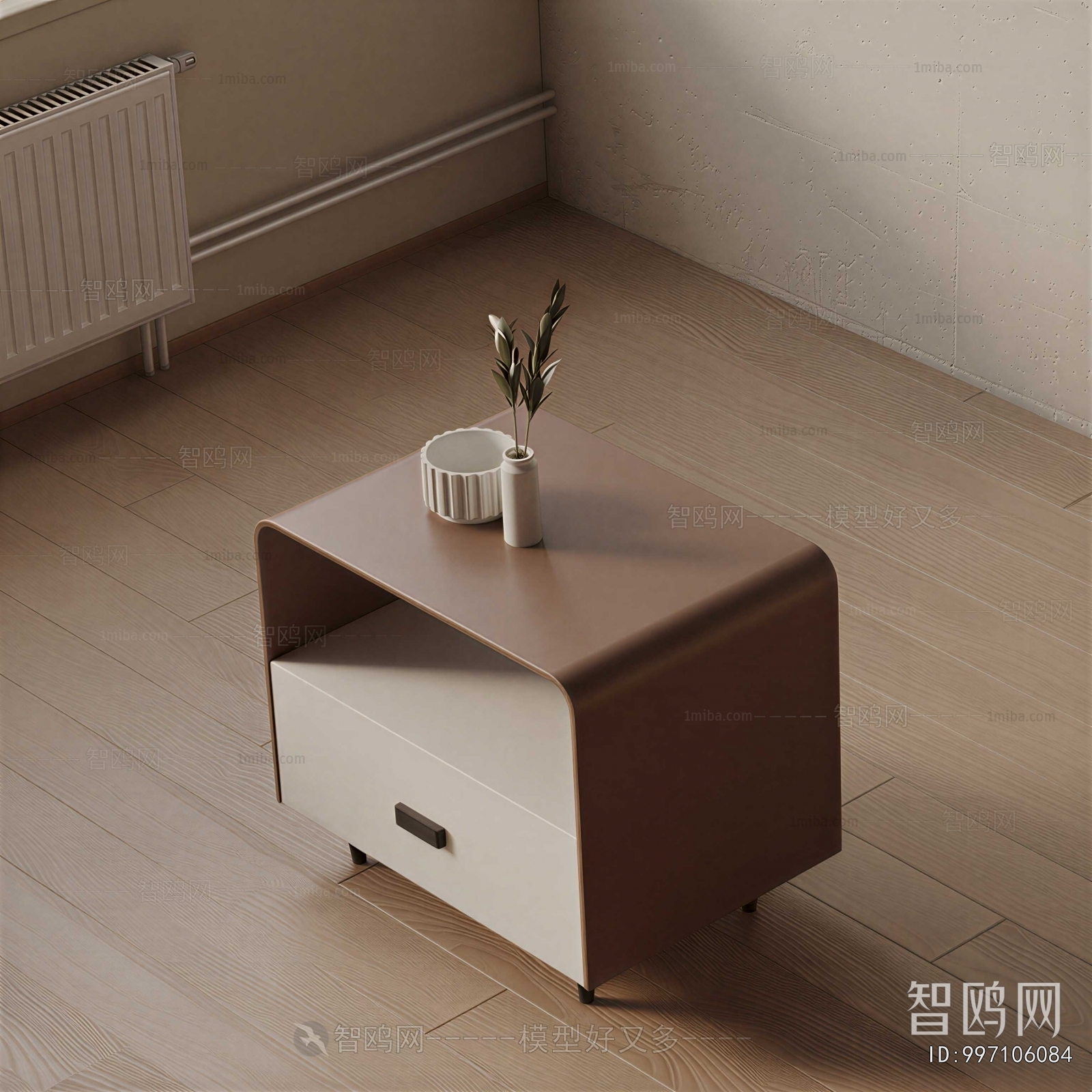 Modern Bedside Cupboard
