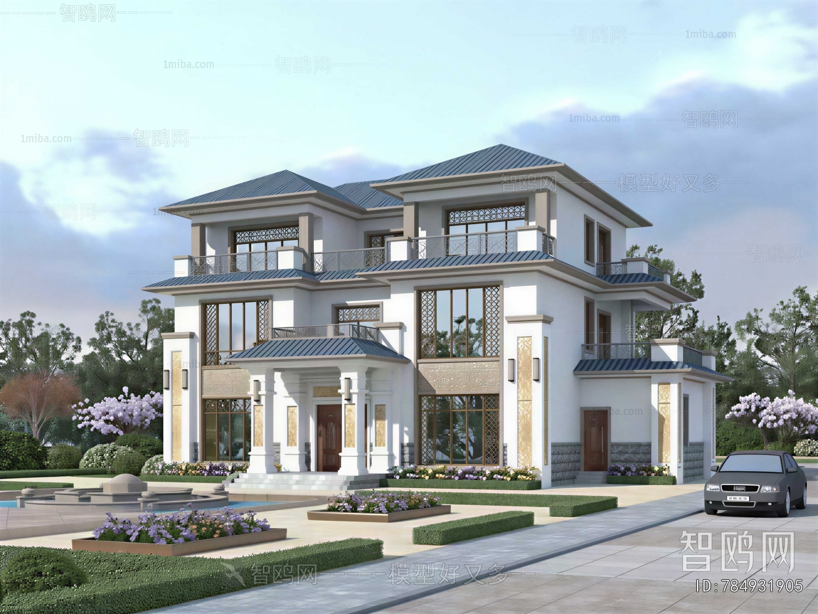 New Chinese Style Detached Villa