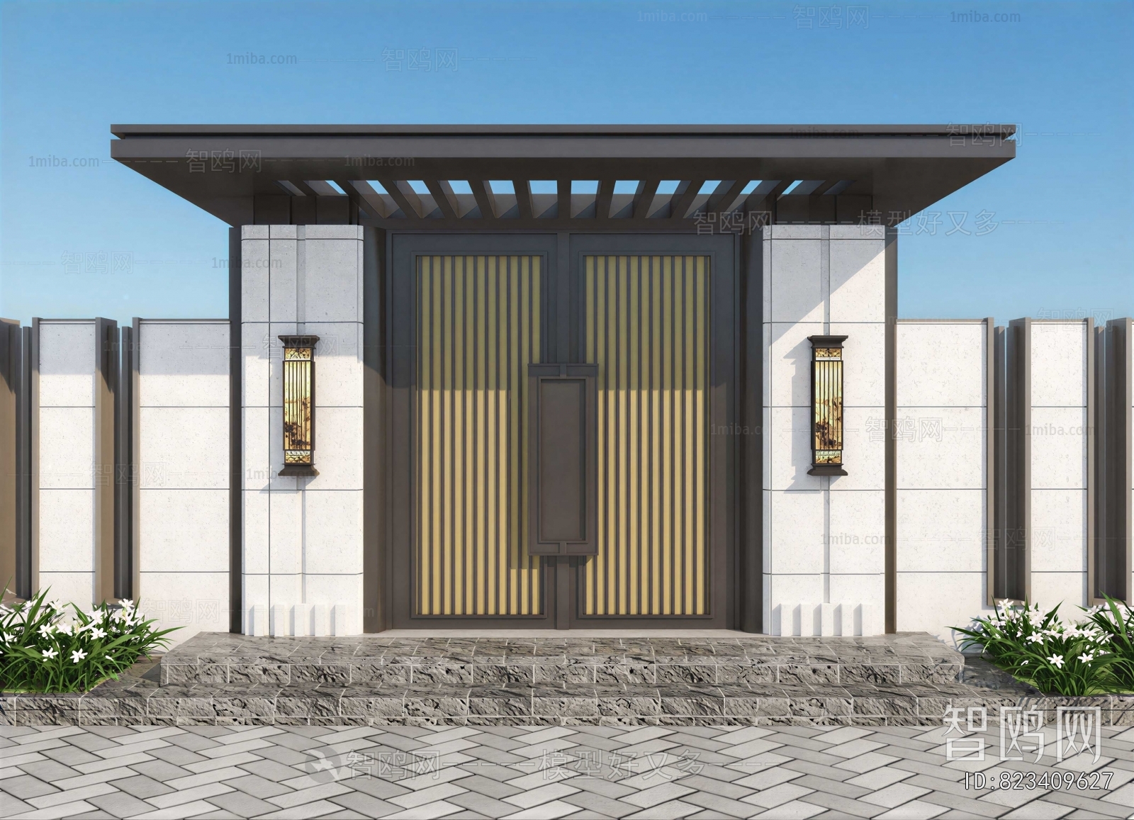 New Chinese Style Facade Element