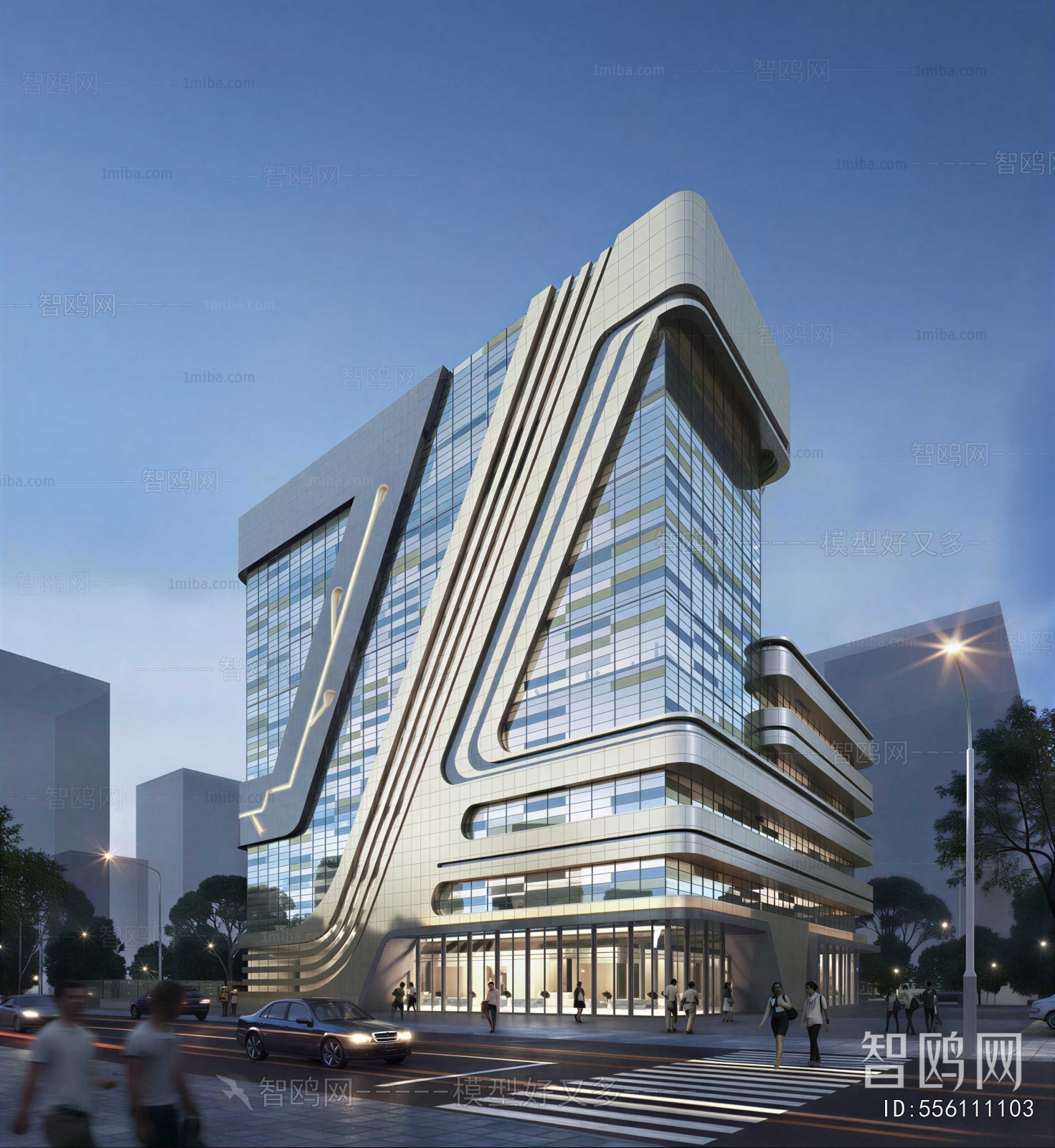 Modern Appearance Of Commercial Building