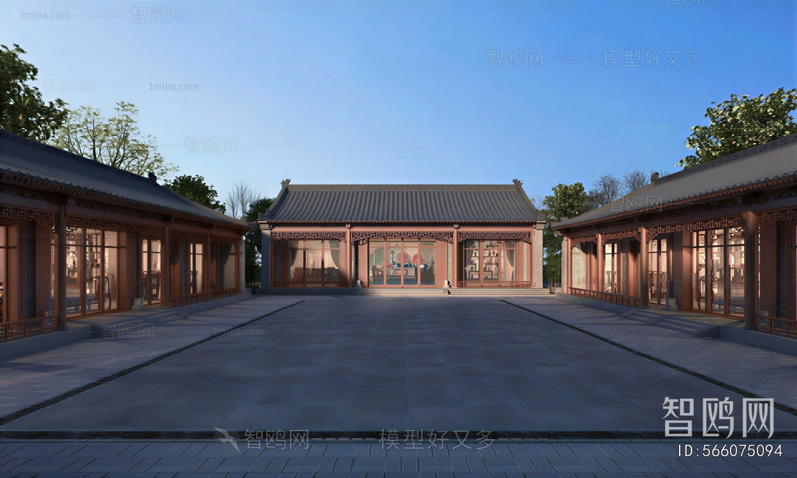 Chinese Style Ancient Architectural Buildings