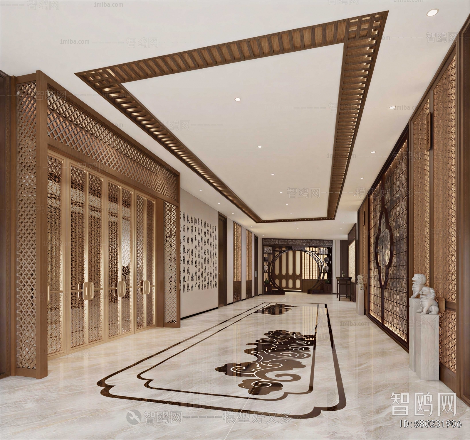 New Chinese Style Corridor