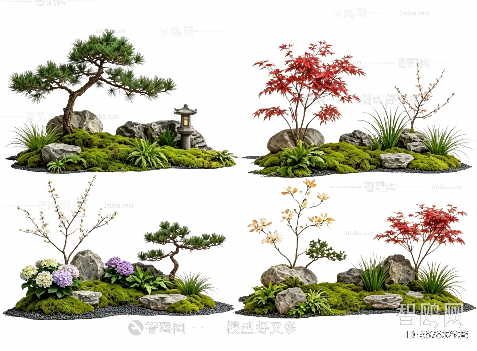 New Chinese Style Plant Landscaping