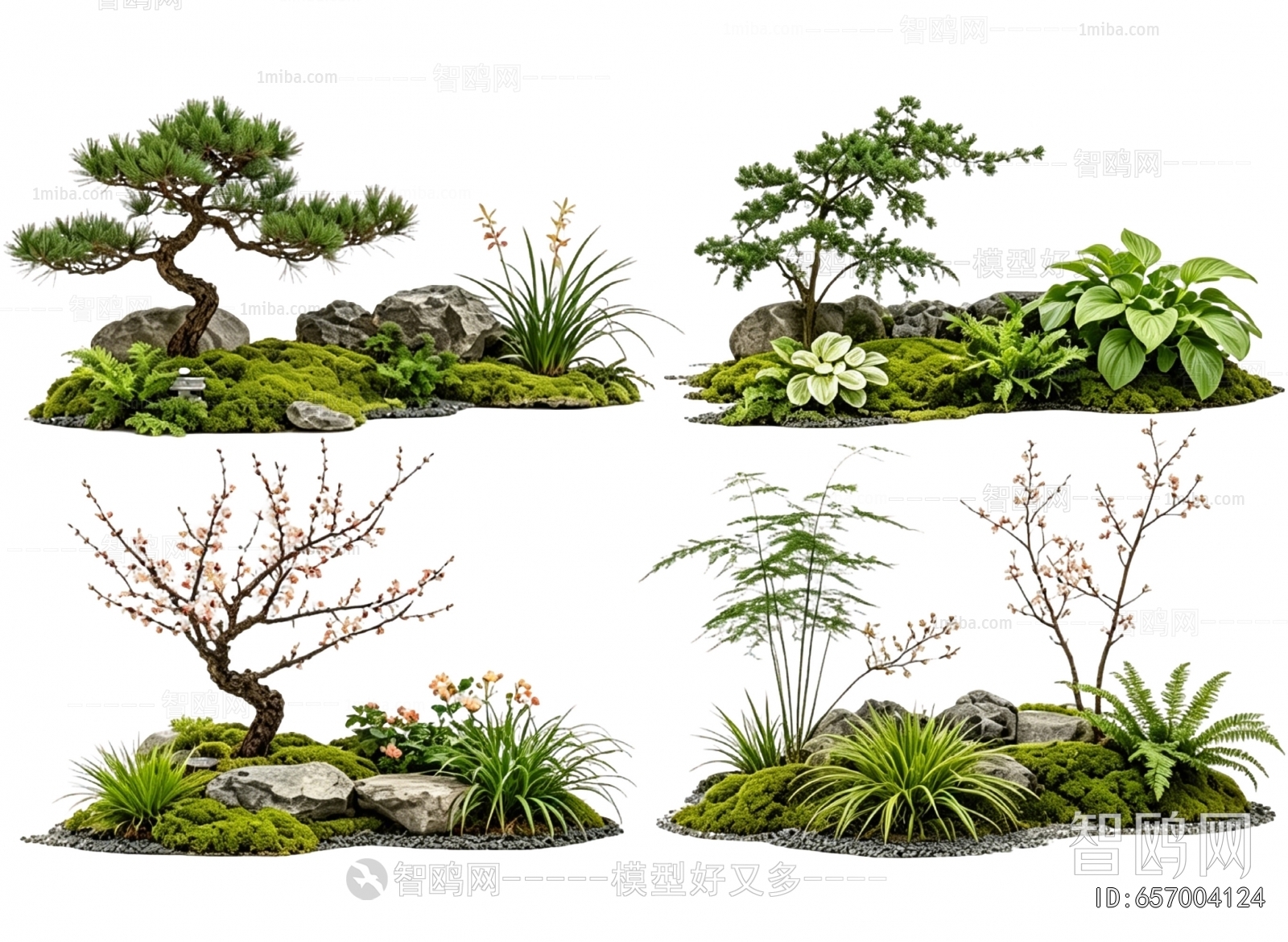 New Chinese Style Plant Landscaping