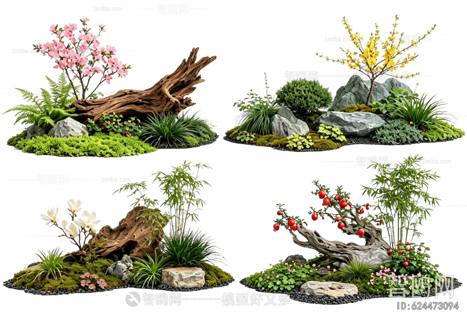 New Chinese Style Plant Landscaping