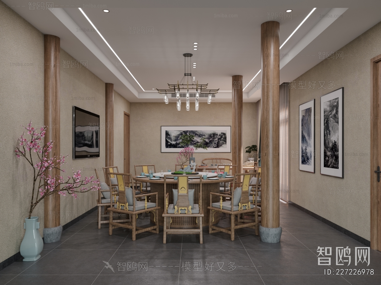 New Chinese Style Teahouse Tea House