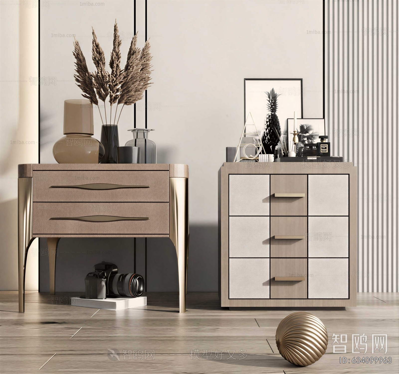 Modern Bedside Cupboard