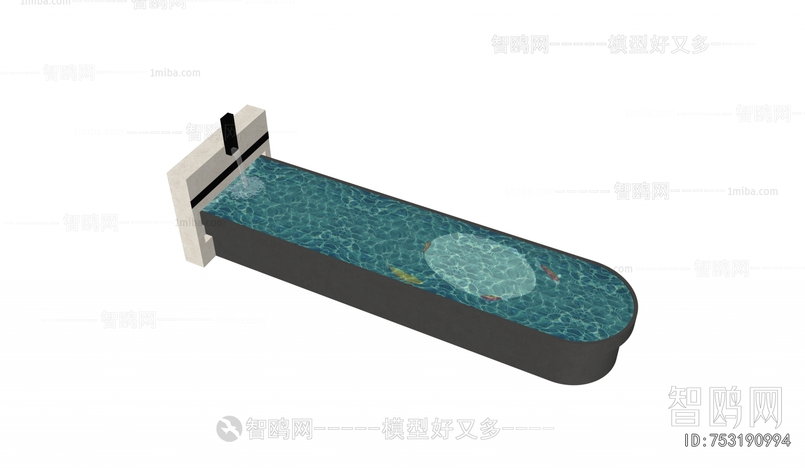 Modern Rockery Waterscape