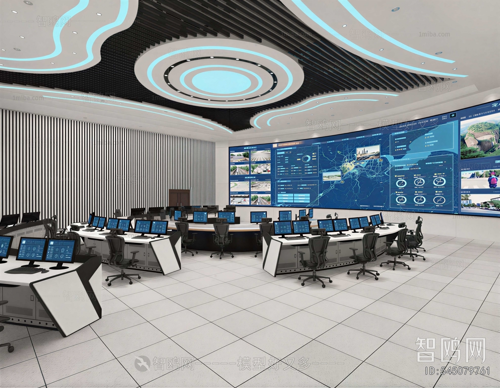 Modern Monitor Room