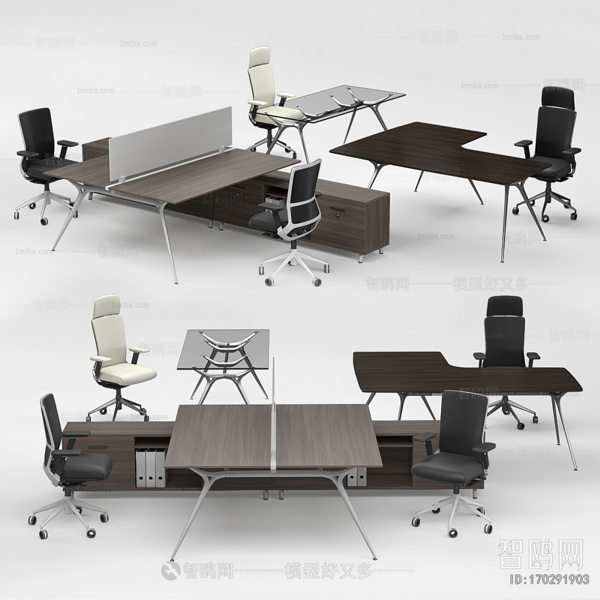 Modern Office Desk And Chair