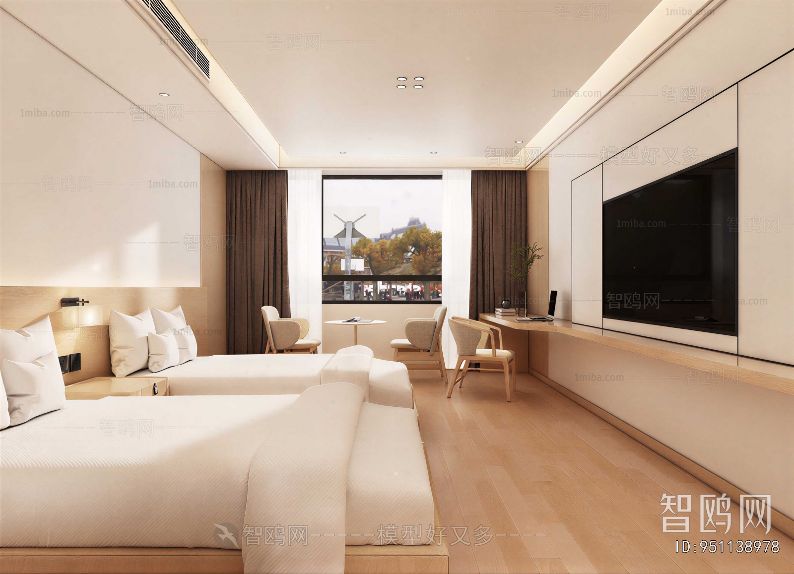 Modern Guest Room