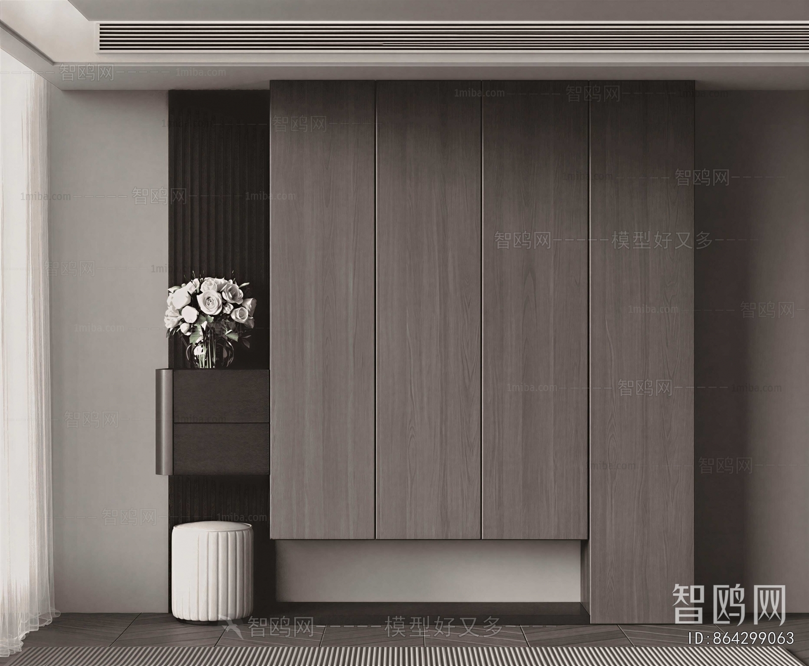 Modern Shoe Cabinet