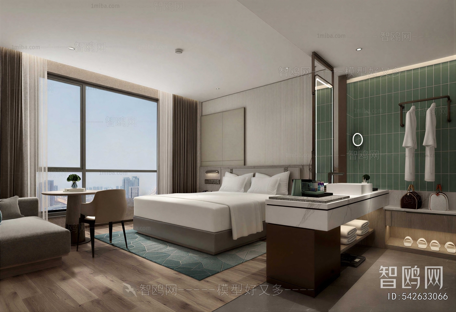 Modern Guest Room