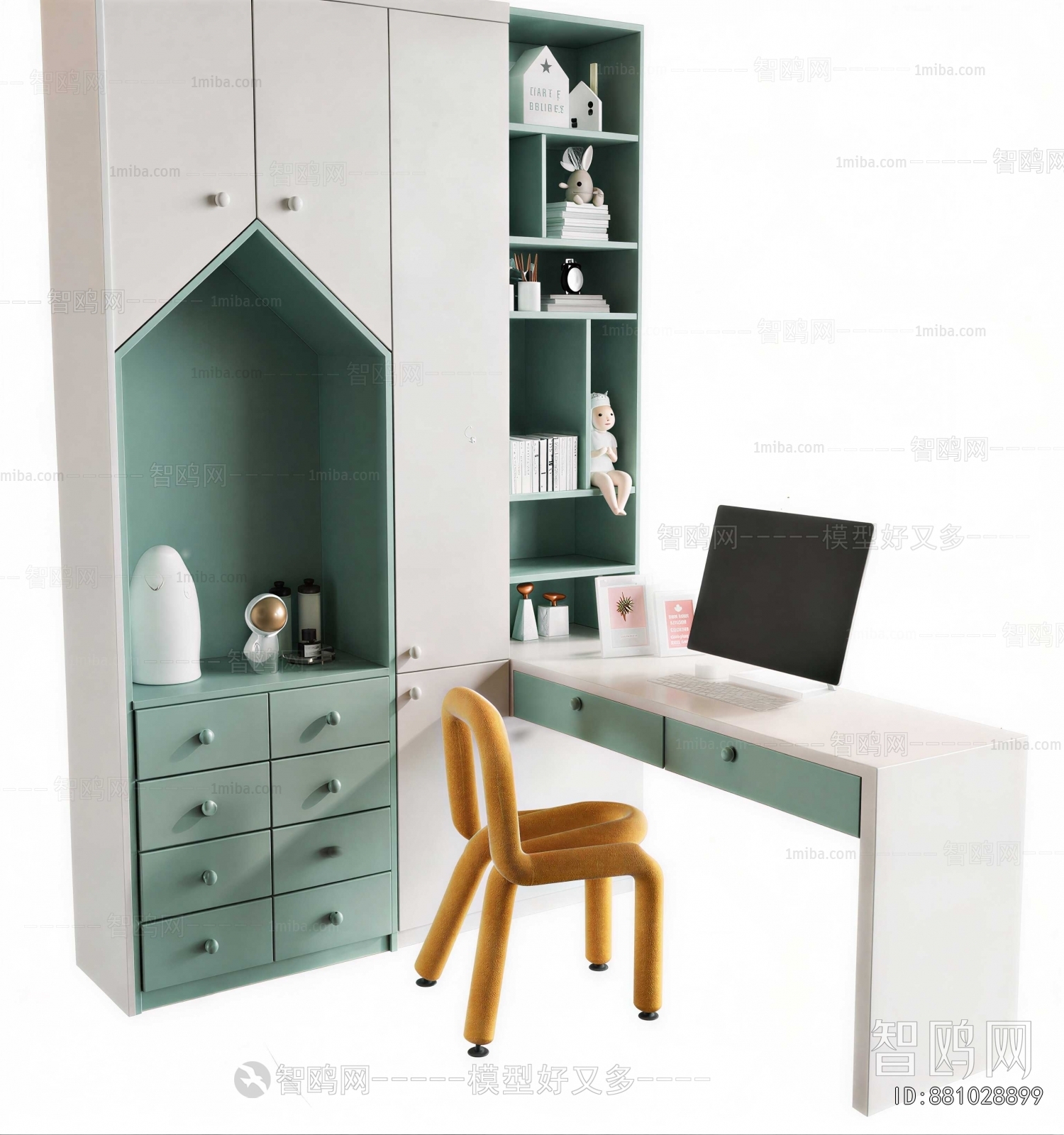 Modern Computer Desk And Chair