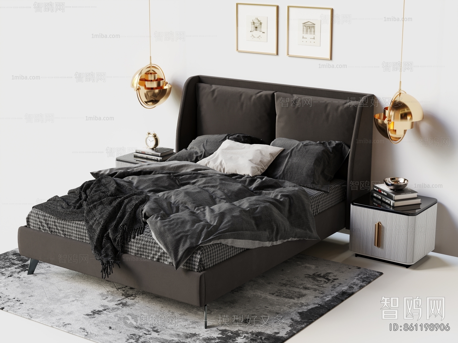 Modern Double Bed