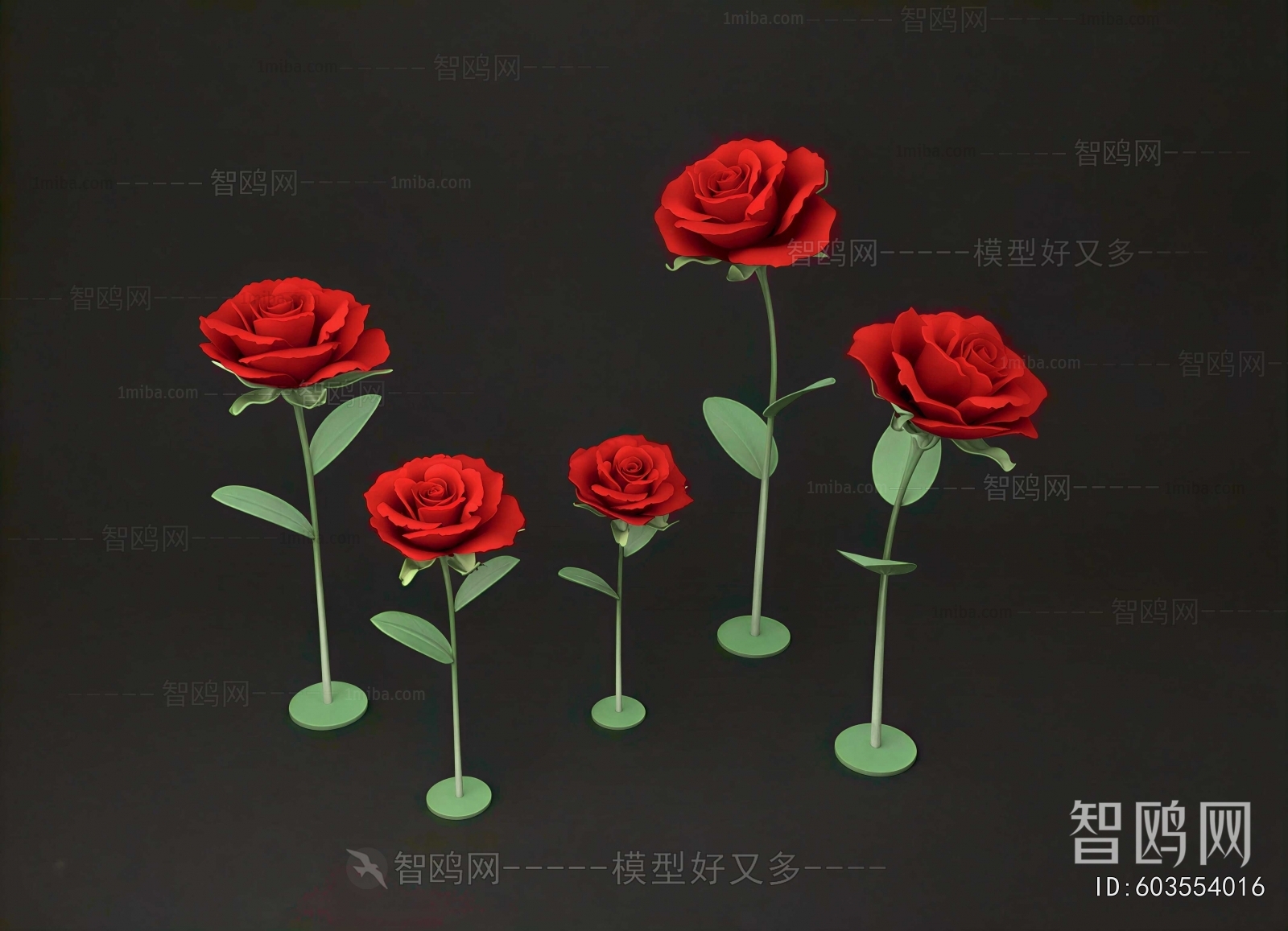 Modern Flowers And Grass
