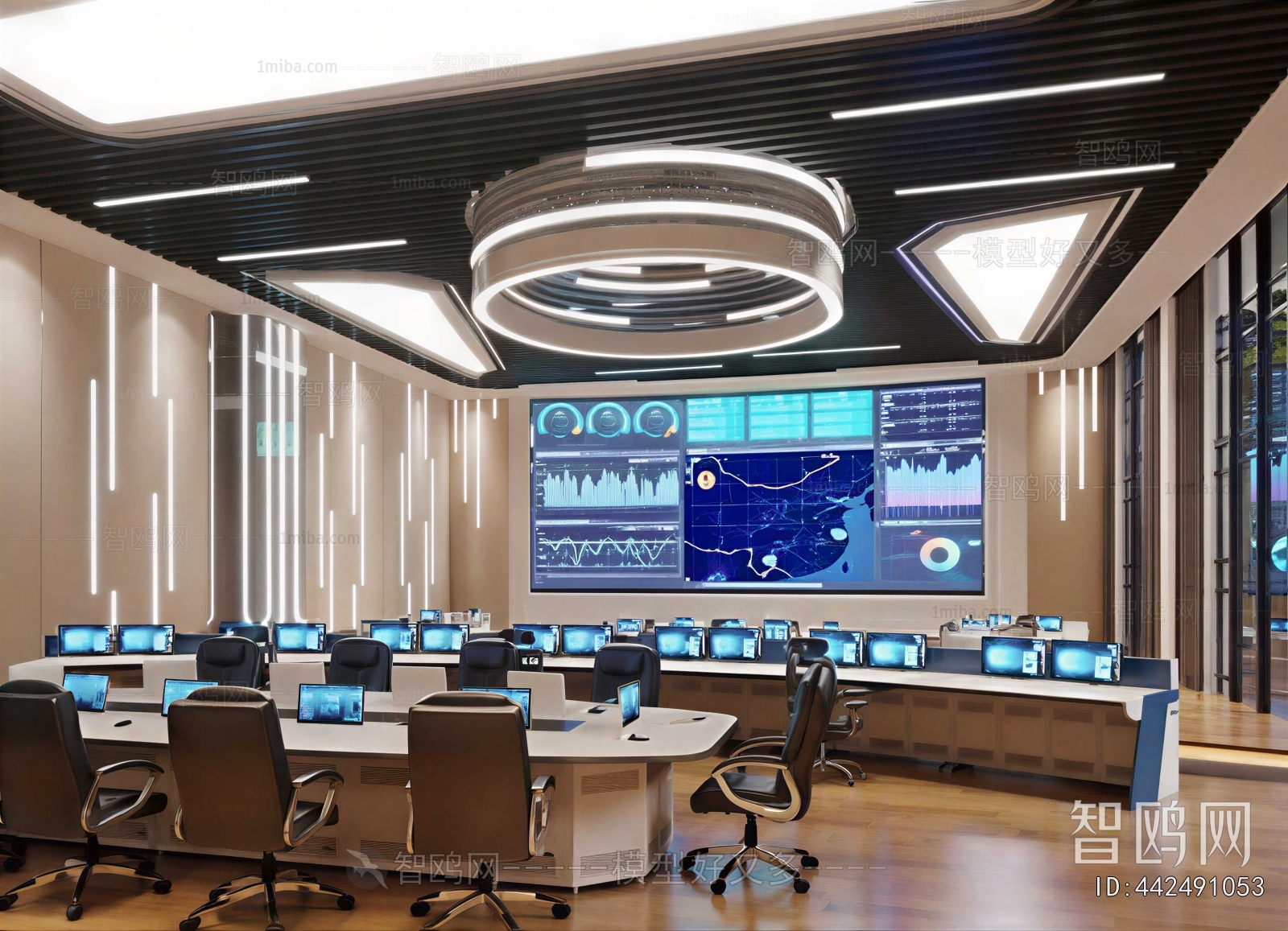Modern Monitor Room