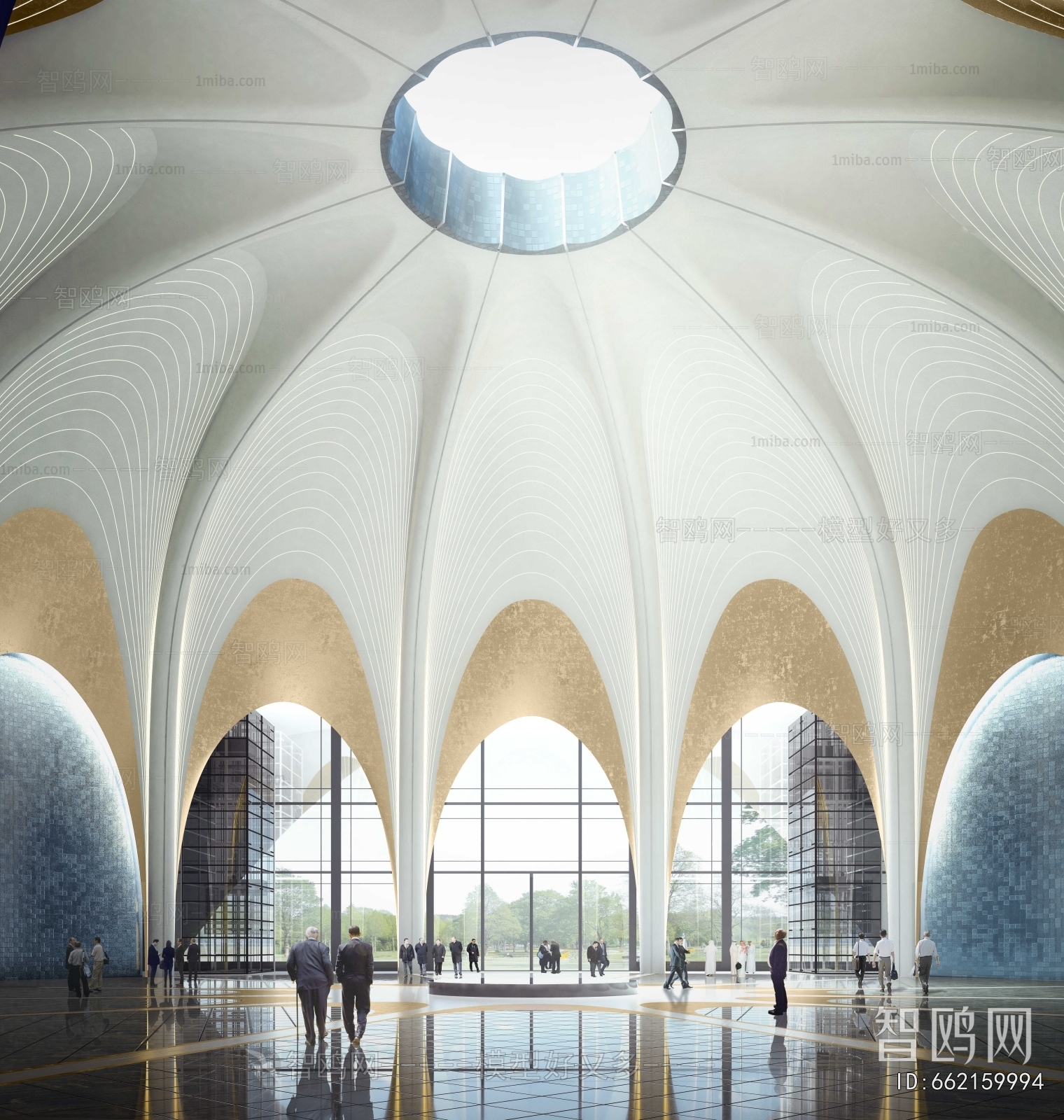 Modern Office Reception Desk