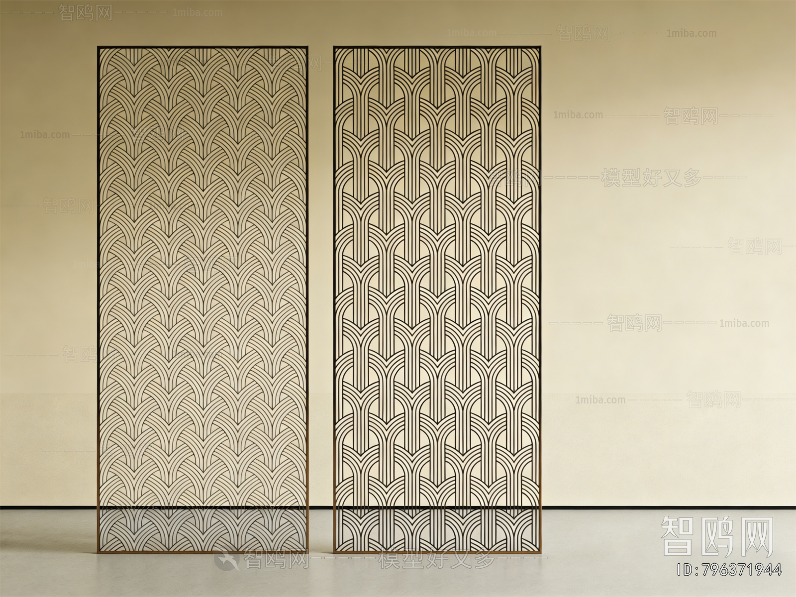 Modern Metal Screen Partition