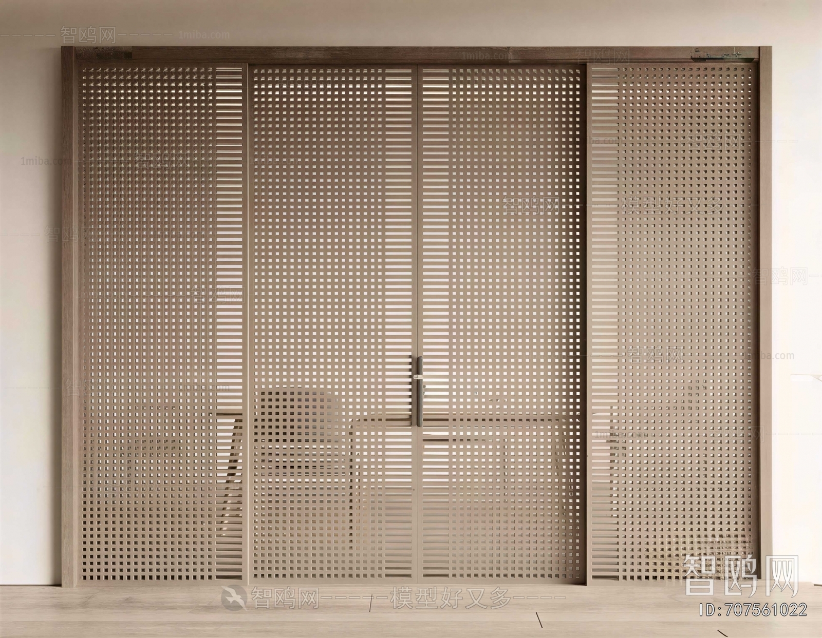 Wabi-sabi Style Sliding Door