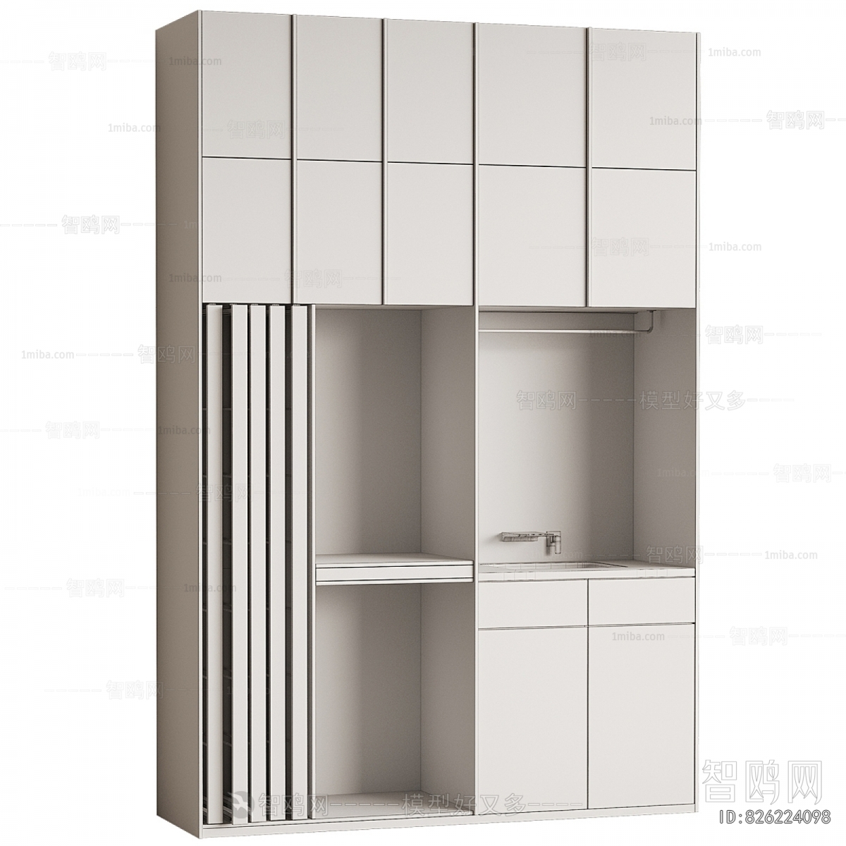 Modern Laundry Cabinet