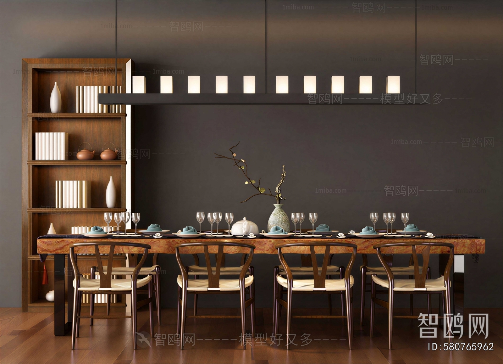 New Chinese Style Dining Table And Chairs