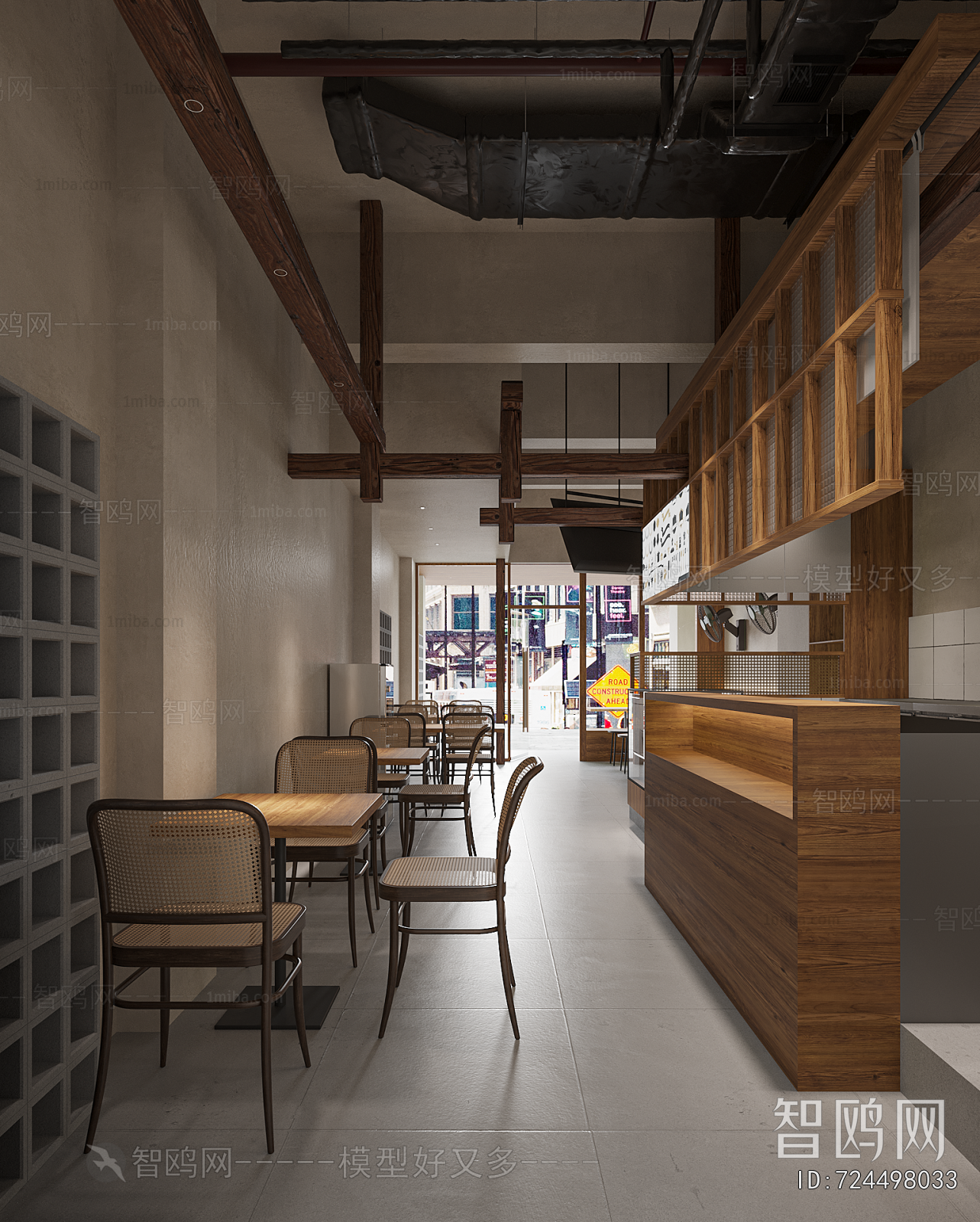 Wabi-sabi Style Restaurant