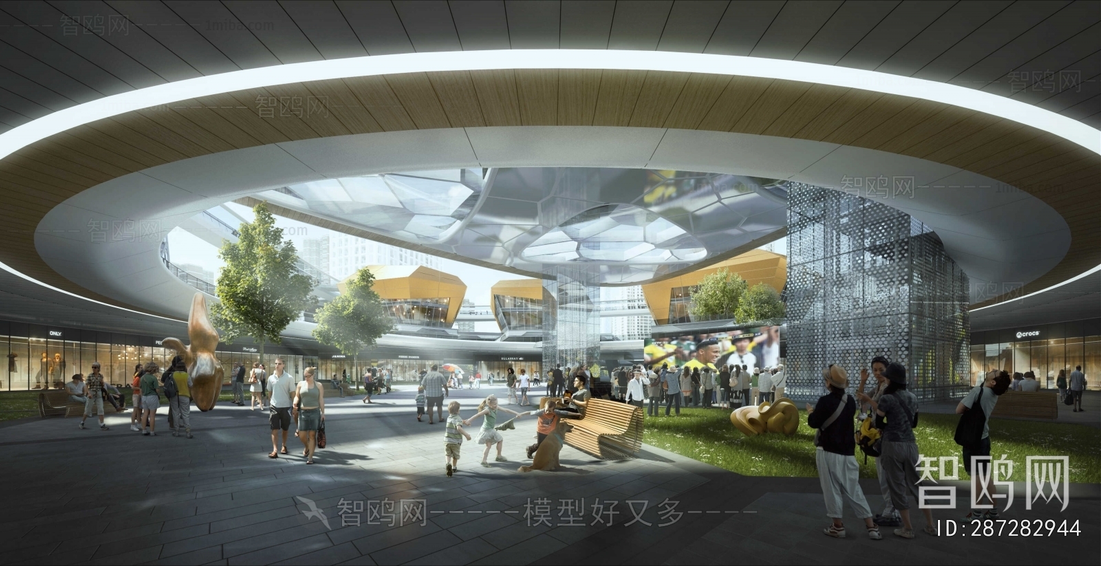 Modern Shopping Mall