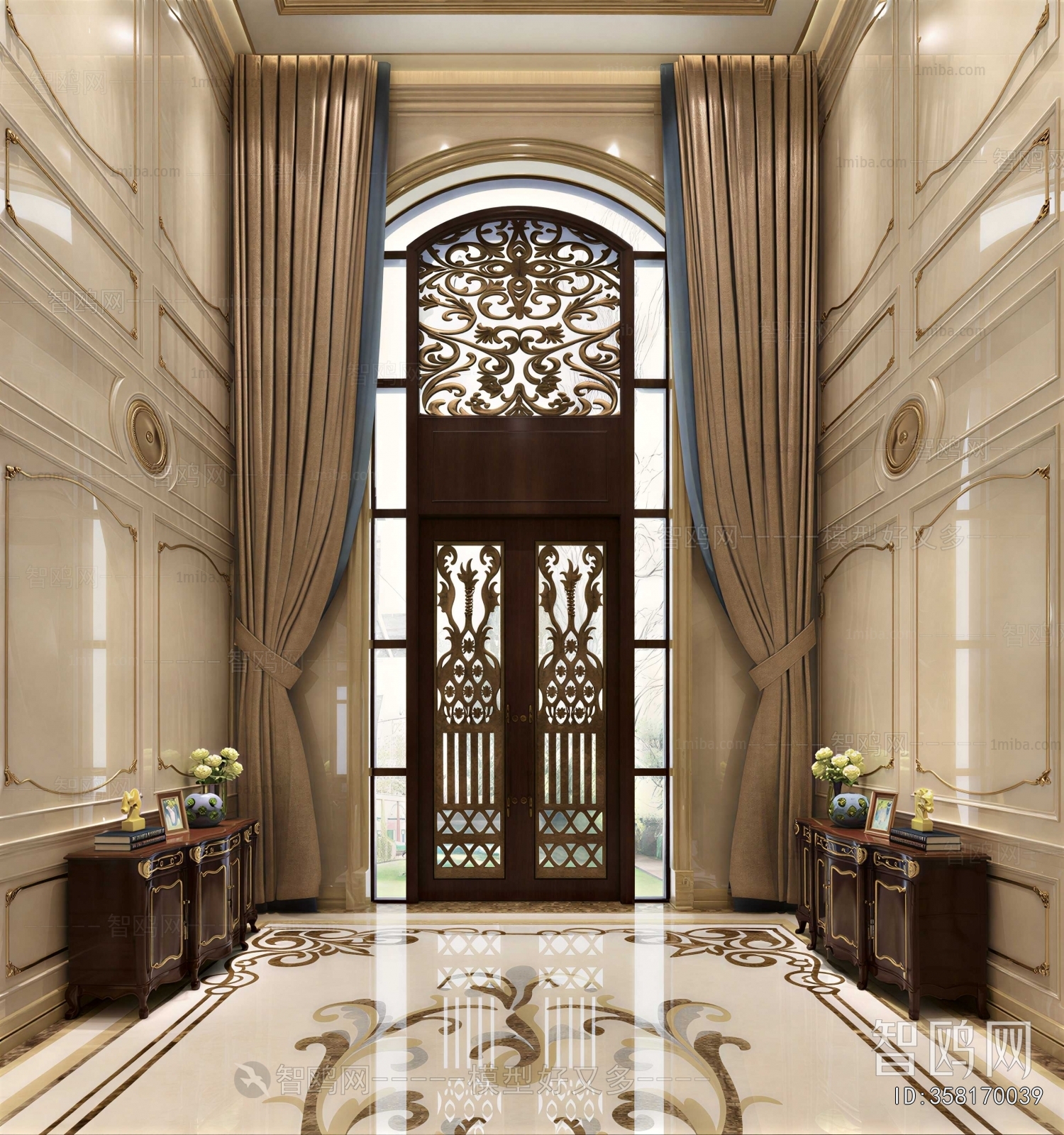 European Style Hallway