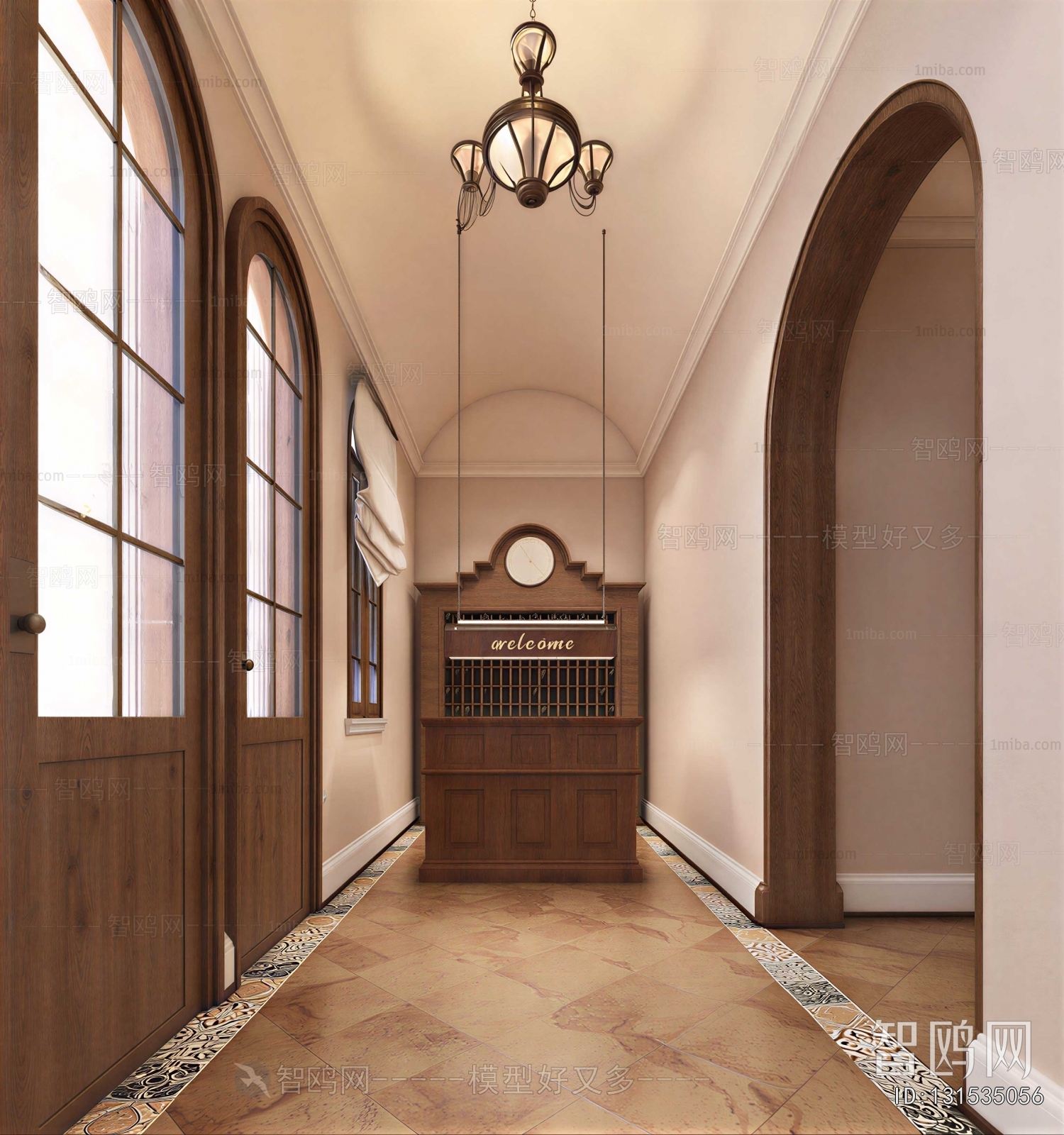 American Style Hallway