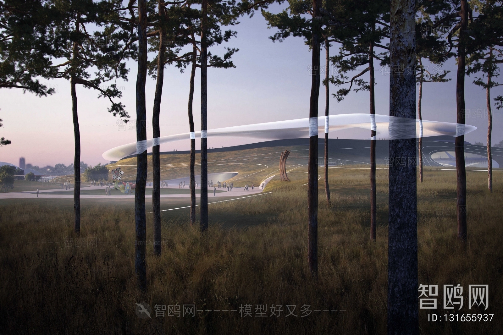 Modern Park Landscape