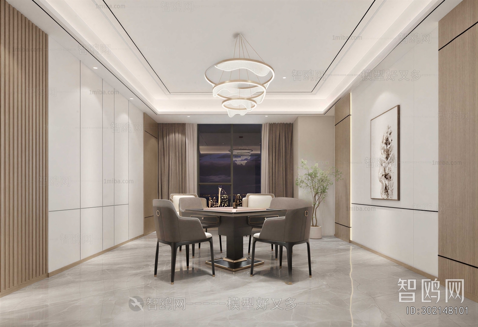 Modern Chess And Card Room