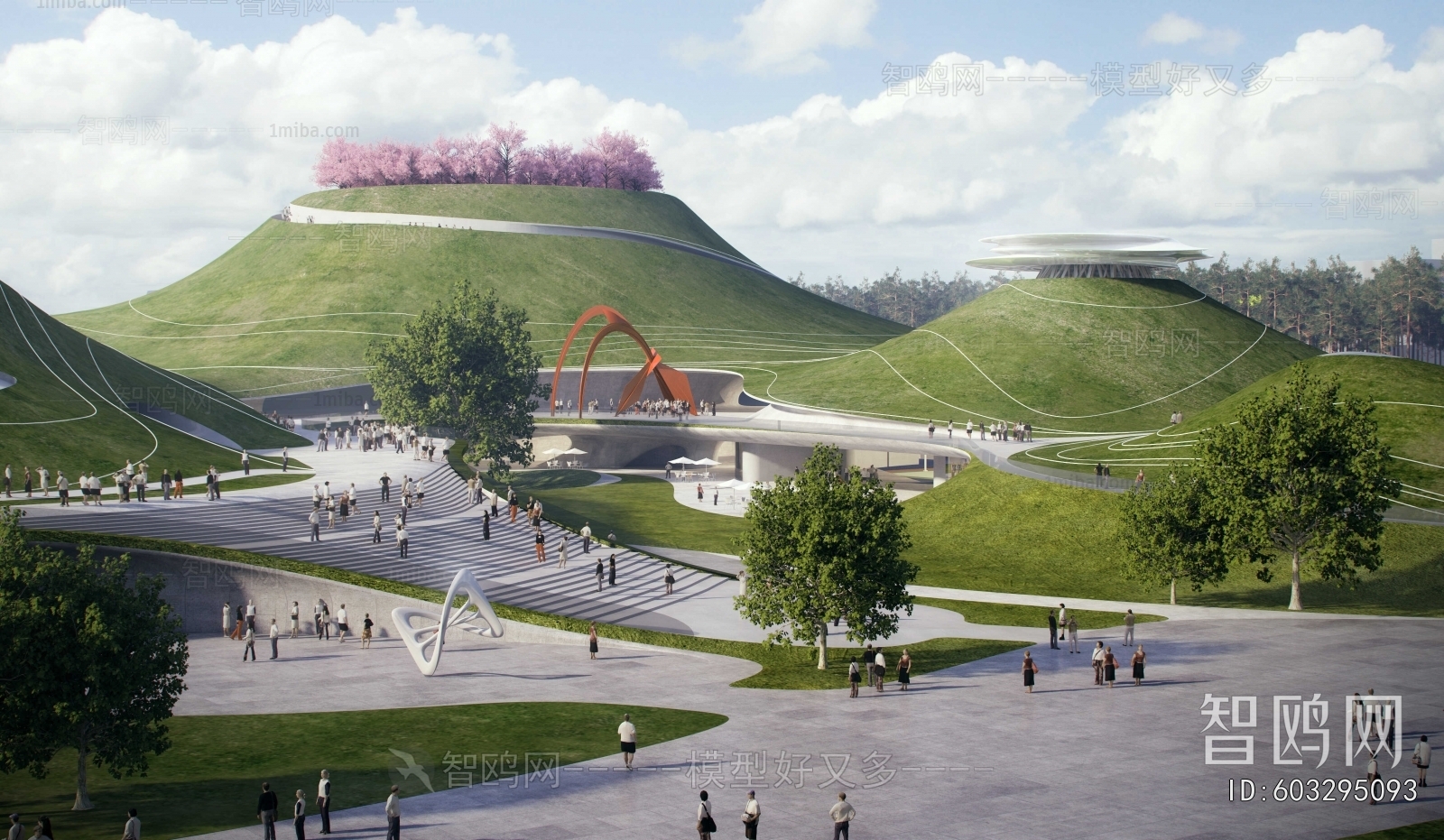 Modern Park Landscape