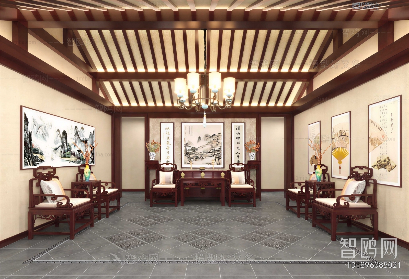 Chinese Style A Living Room
