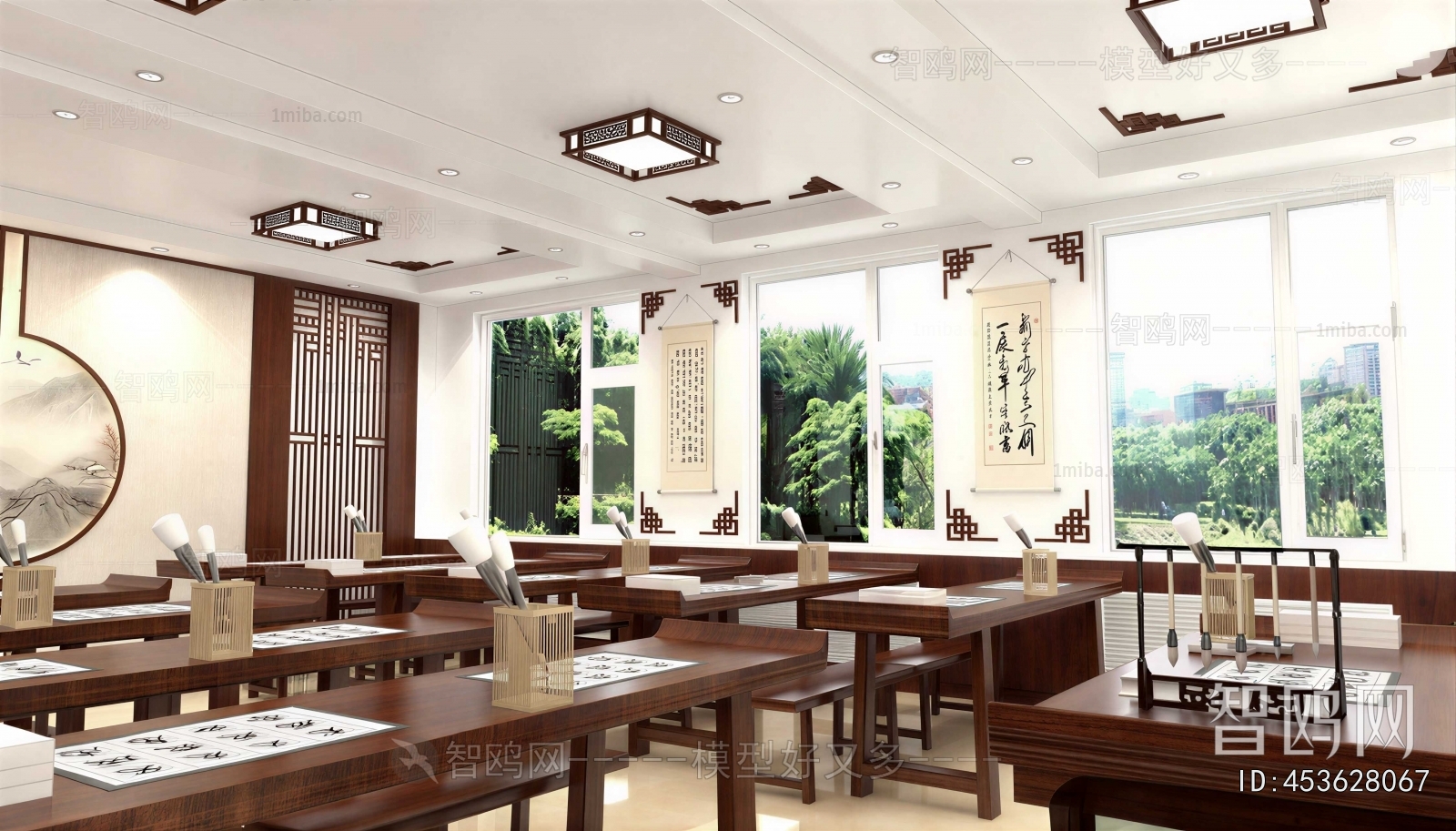 New Chinese Style School Classrooms