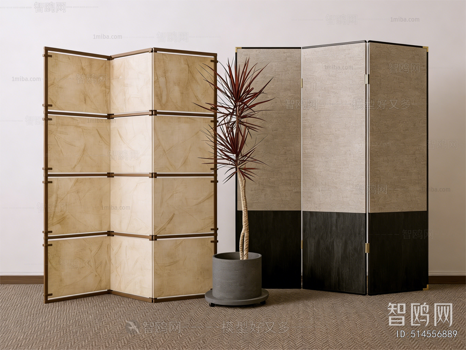 Wabi-sabi Style Partition