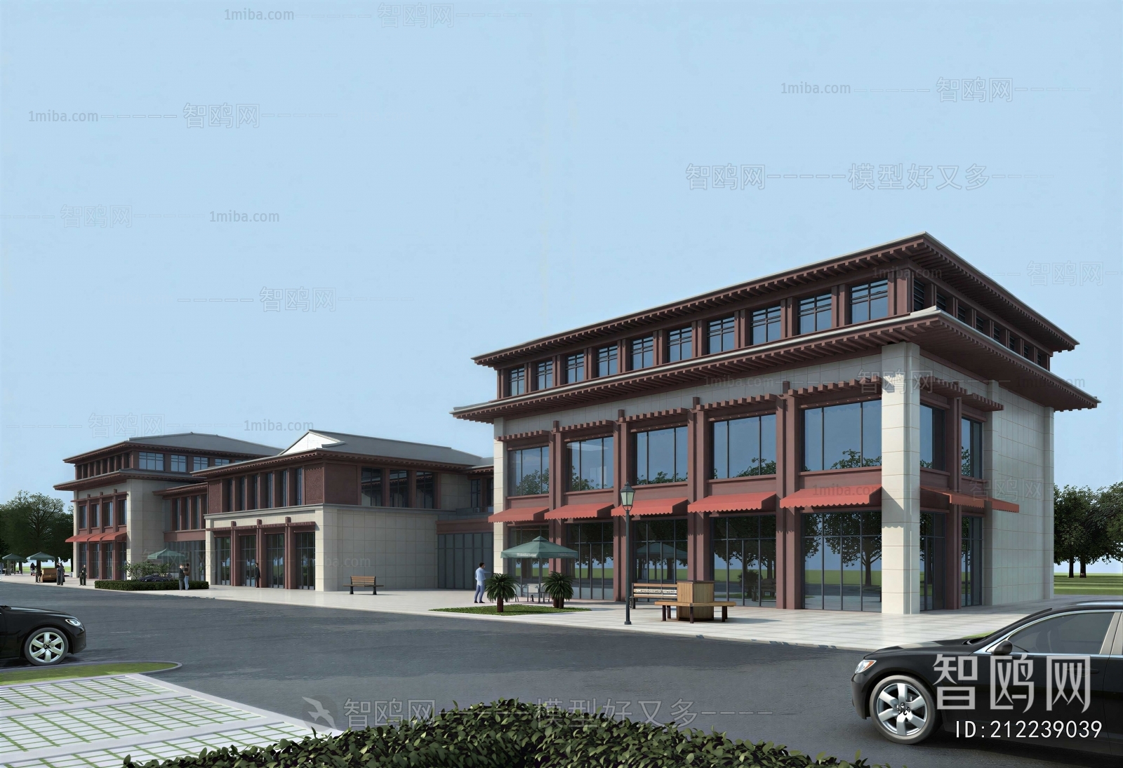 New Chinese Style Commercial Street