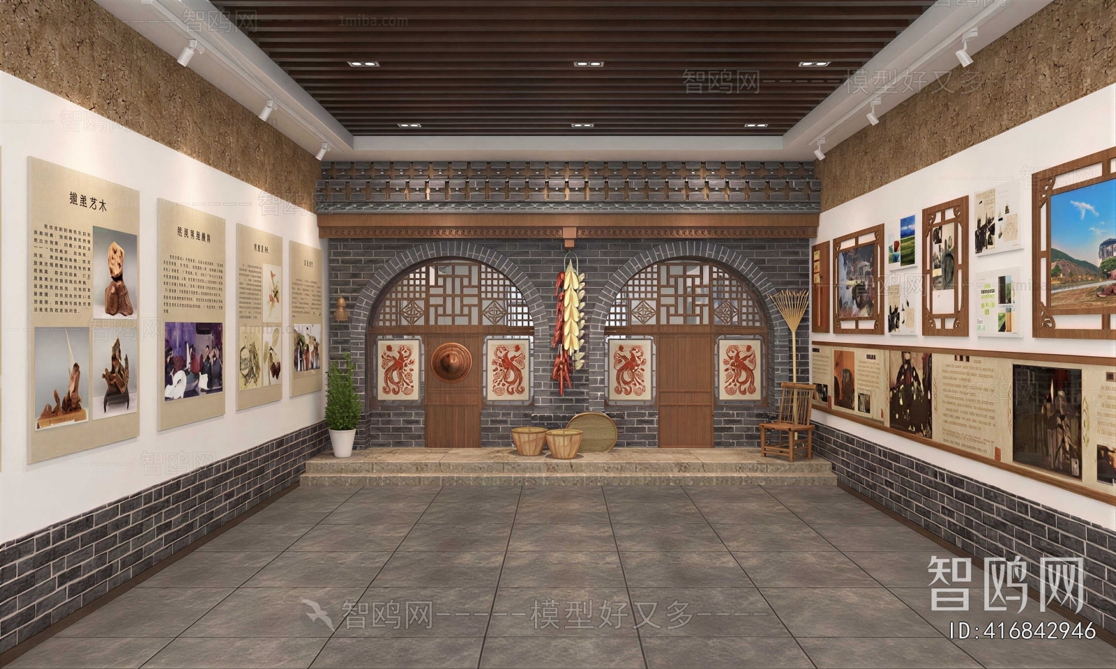 New Chinese Style Exhibition Hall