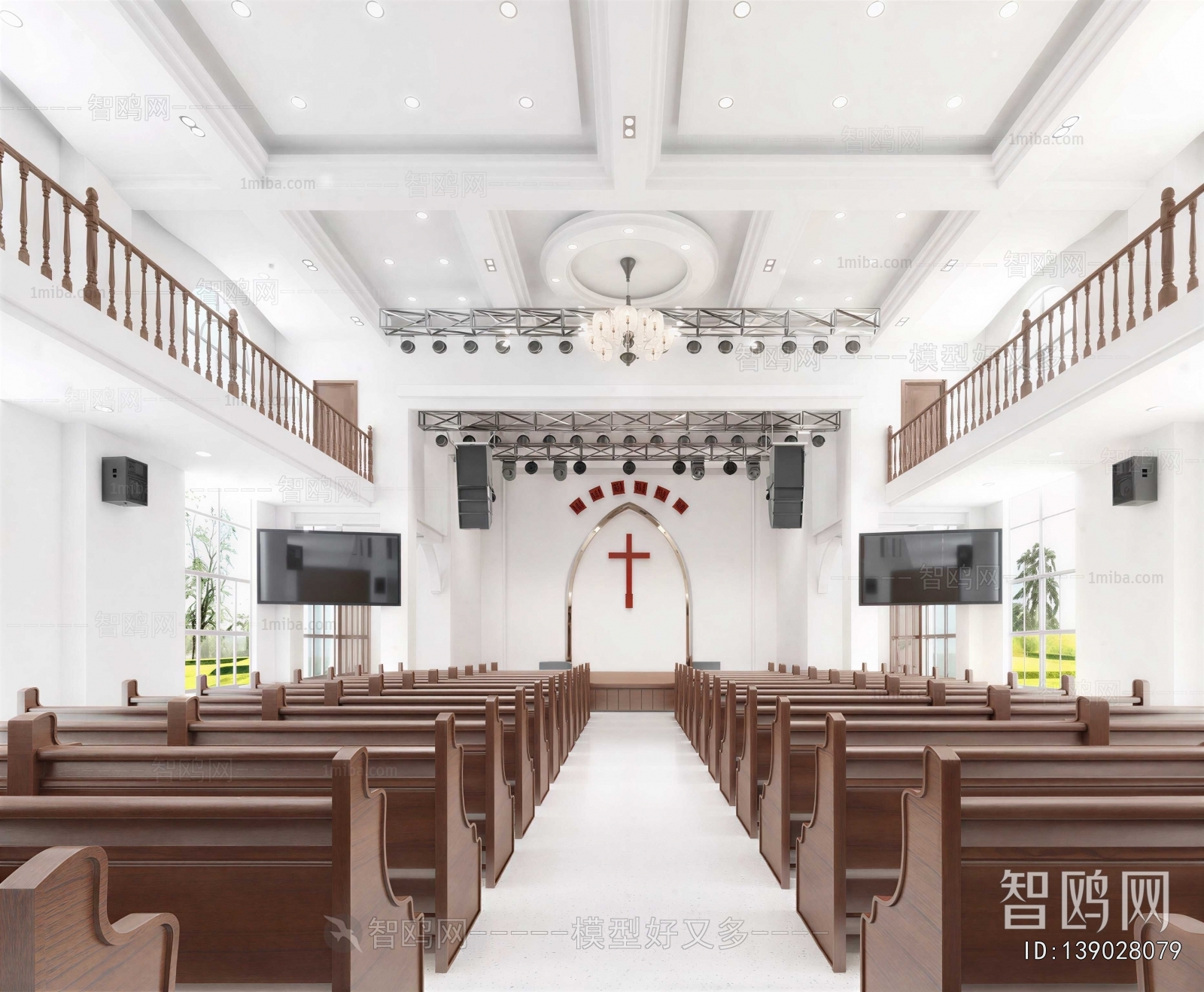 Simple European Style Church